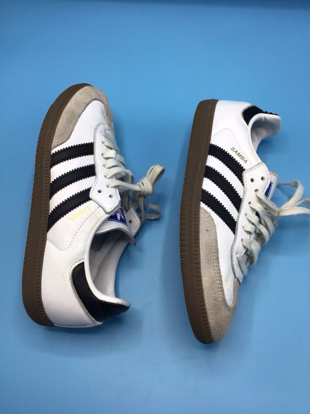 Samba OG Shoes size 5 white black - Picture 6 of 8
